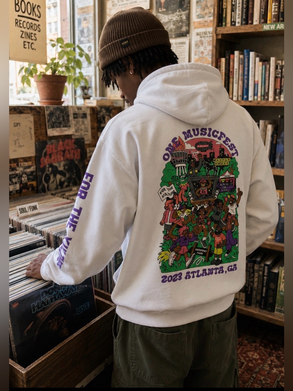 Kultured Misfits x ONE 🎶 Musicfest Atlanta 2023 Limited Edition Hoodie ‼️Rare‼️